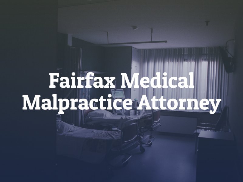fairfax medical malpractice attorney overlayed on empty hospital beds