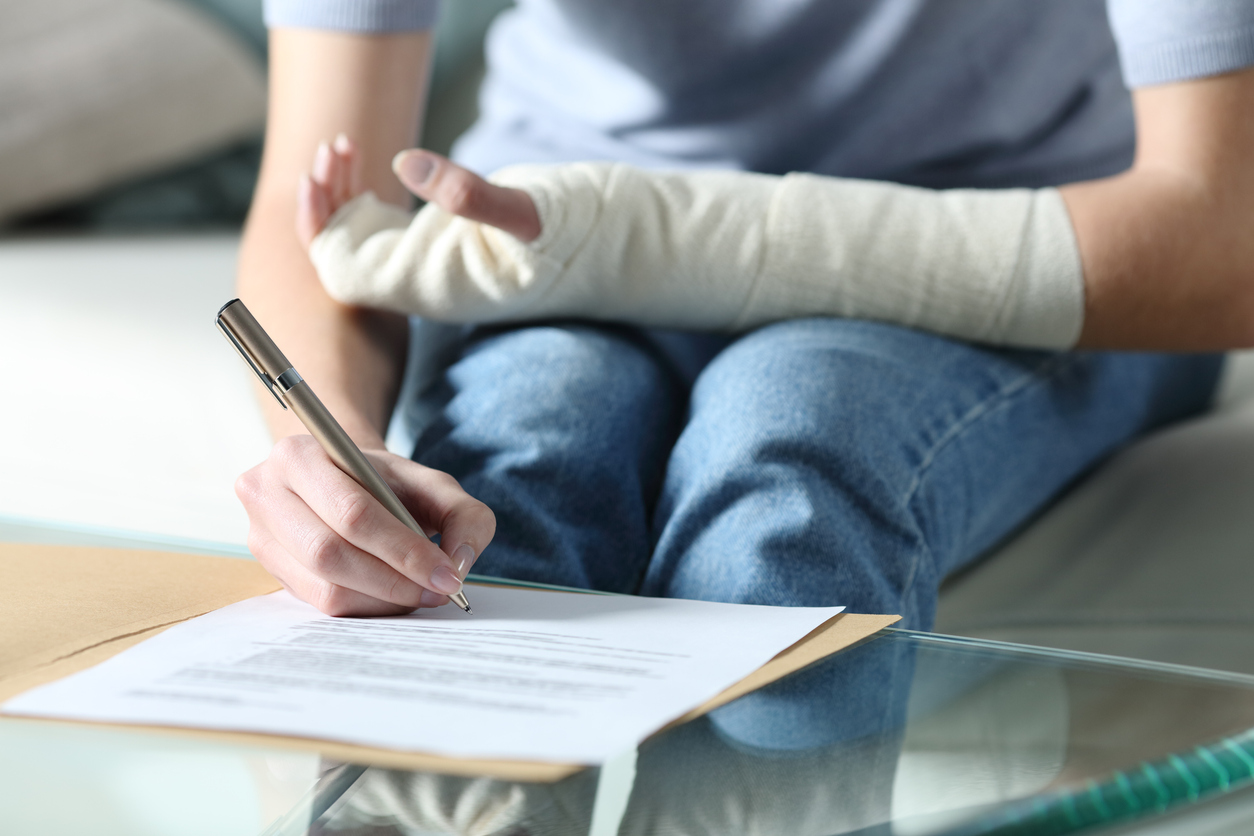 Personal Injury victim filing a claim