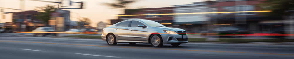 Self driving car driving in Maryland