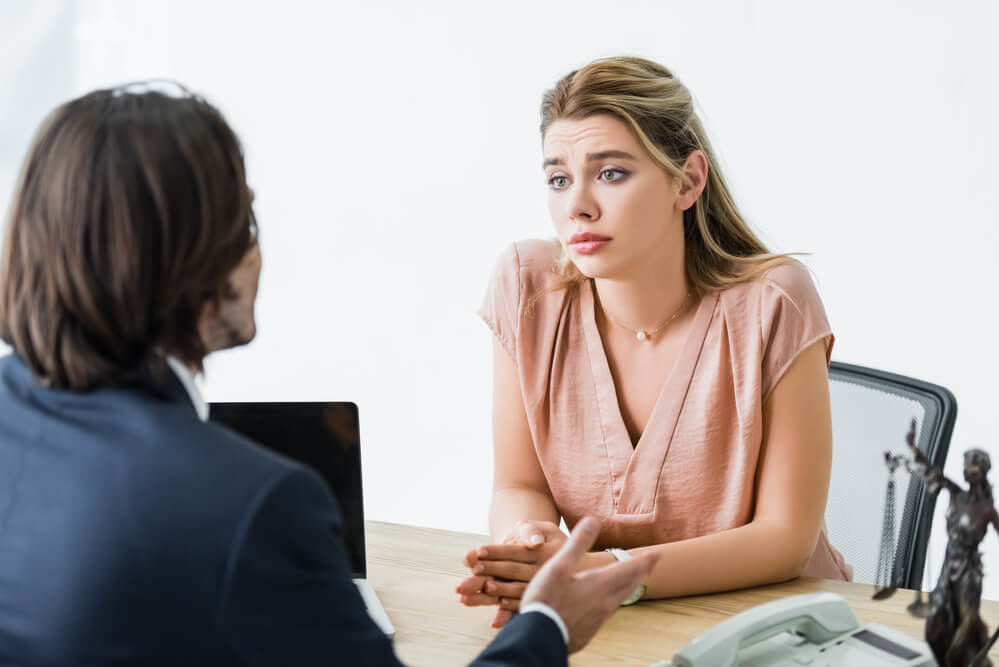 An attorney helps a woman determine the difference between medical malpractice and medical negligence.