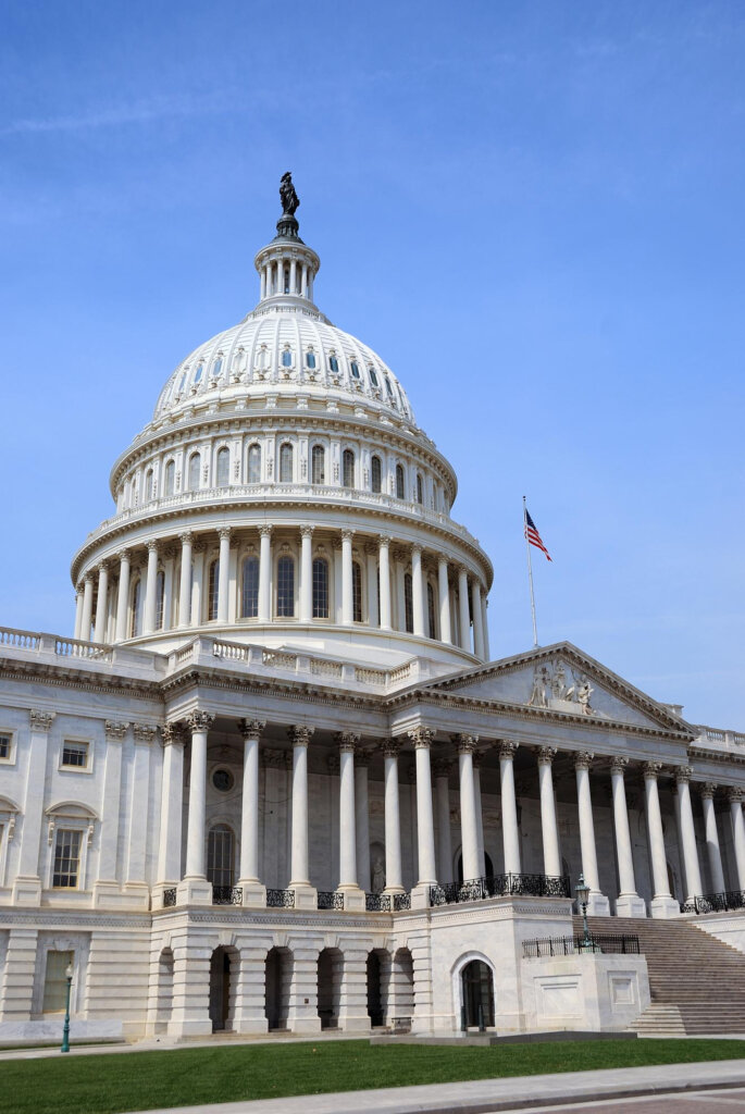 US capitol building in Washington D.C.