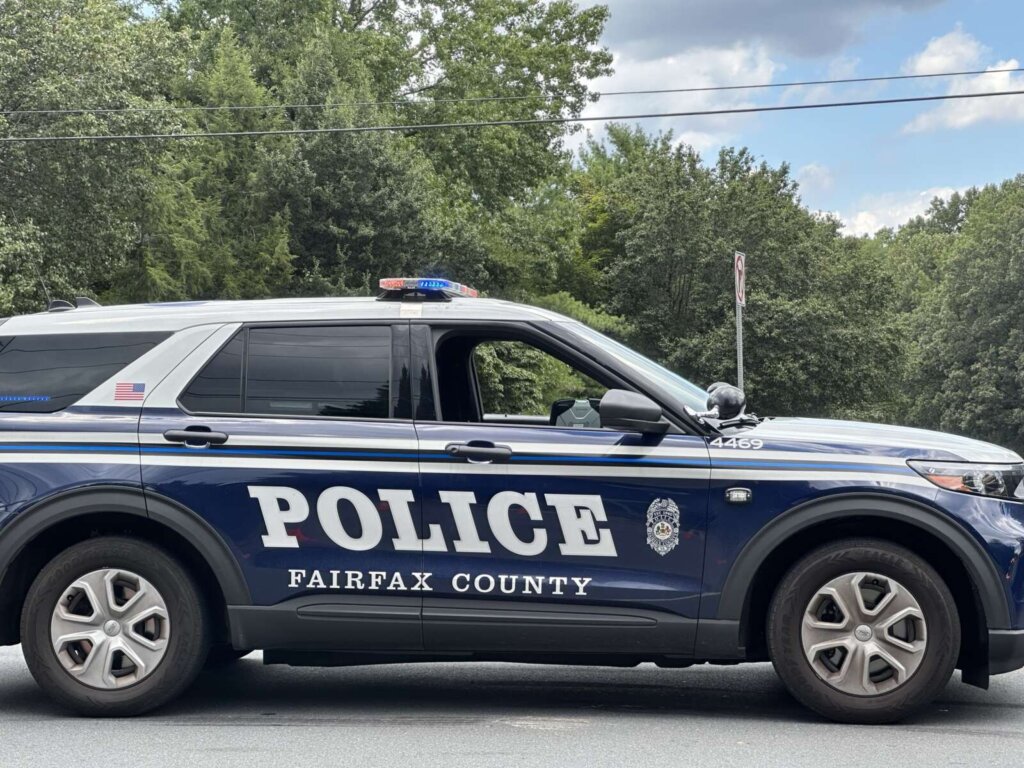 Fairfax County police vehicle from side