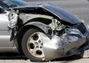 crashed car