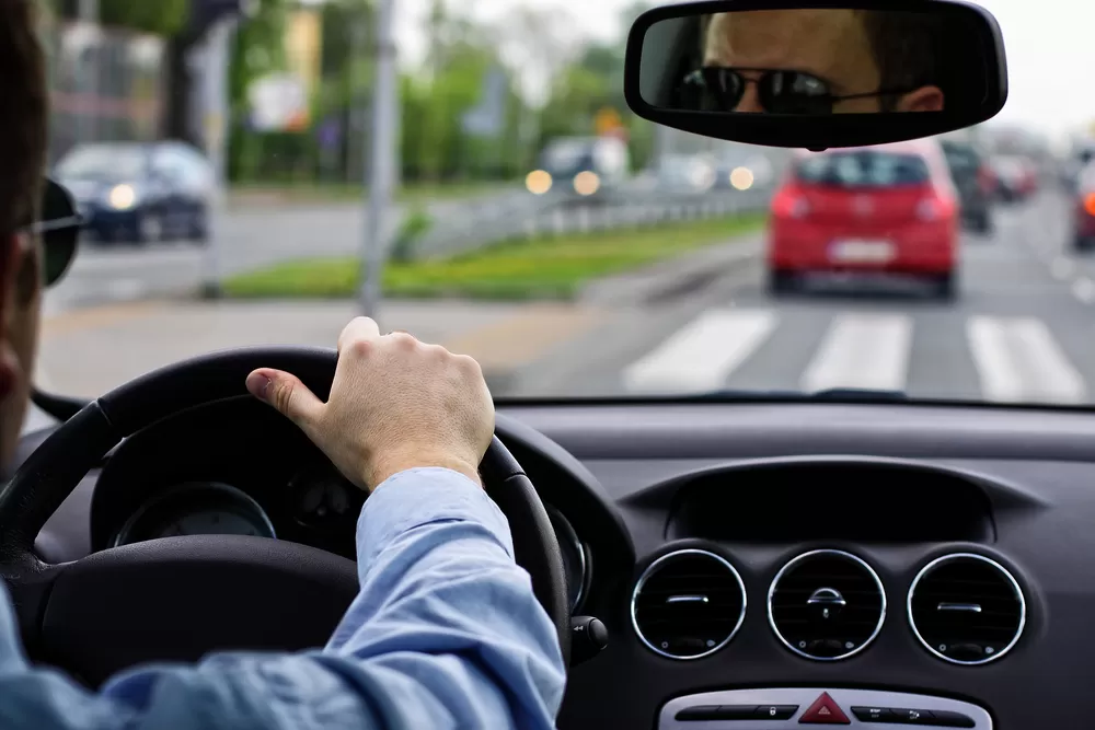 A driver must look for pedestrians when driving through a cross walk area.