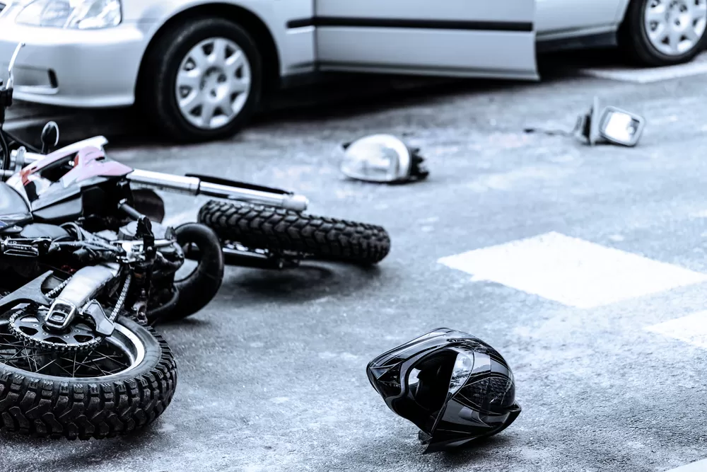 where do most motorcycle accidents occur